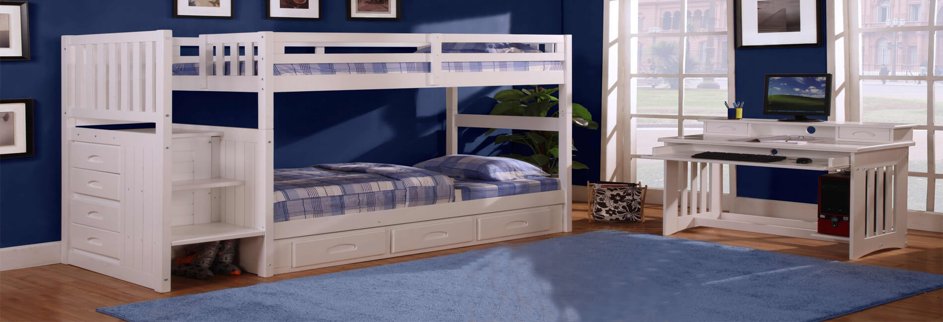 riley twin over full bunk bed